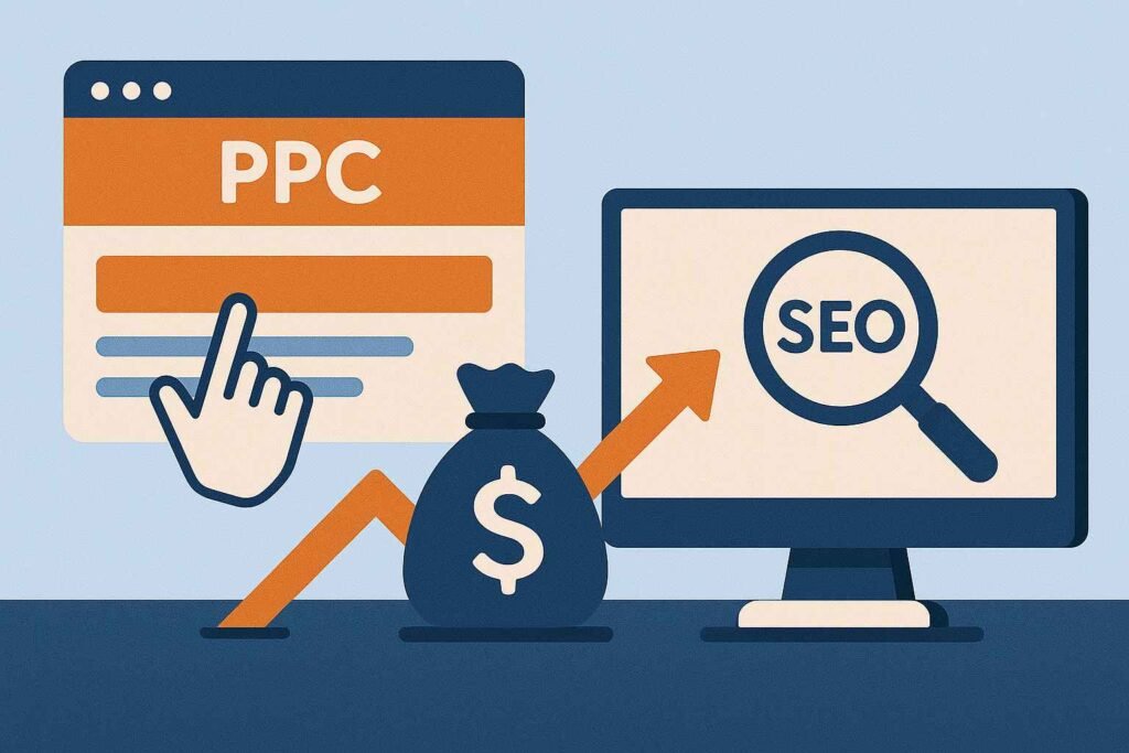 How can PPC advertising accelerate GCC pipeline while SEO matures?