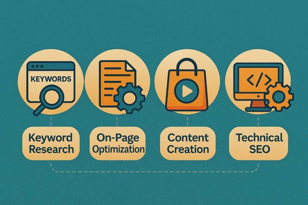 What SEO tasks have the strongest impact on online stores in Dubai?