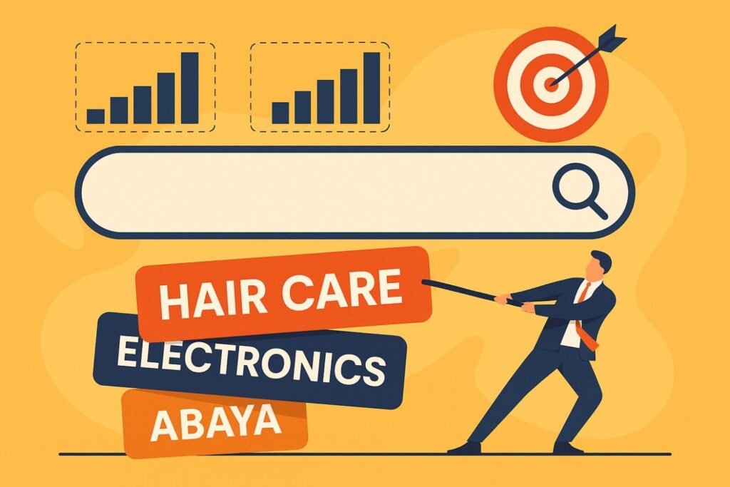 المنافسة المرتفعة على الكلمات التجارية