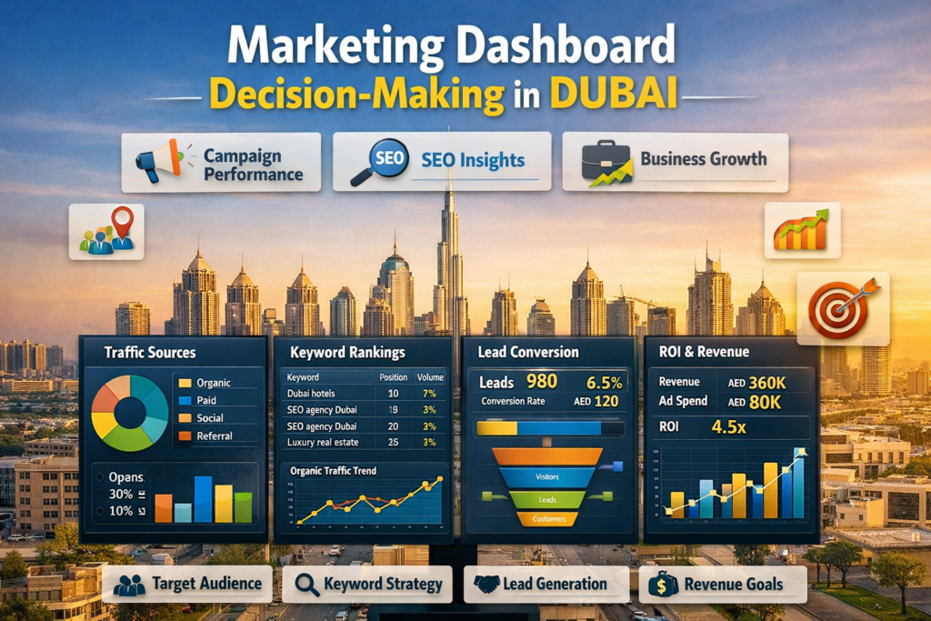Define the decisions the dashboard needs to support 1